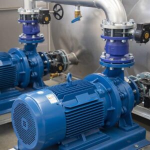 Dual end suction spray pumps for closed circuit cooling tower / fluid cooler