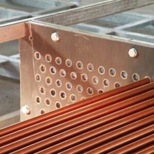 Fluid Cooler Copper Coil Under Construction